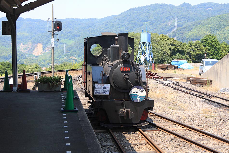 小型蒸気機関車の写真