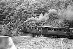 小型蒸気機関車の画像