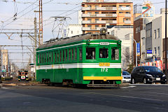 路面電車の画像