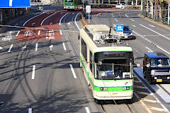 路面電車の画像