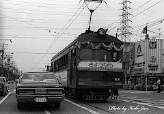 路面電車の画像